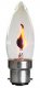 CANDLE LAMPS Light Globes / Bulbs "FLICKER FLAME"
